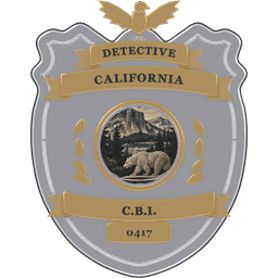 California Bureau of Investigation badge